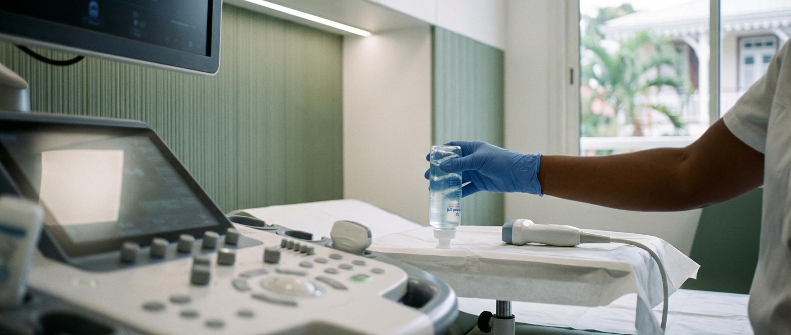 Matériel d’échographie au cabinet CTRADIOLOGIE à Fort-de-France