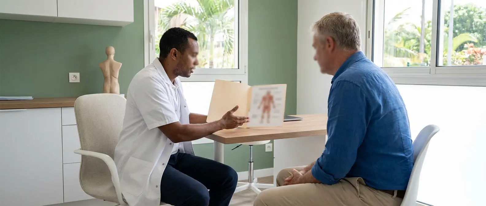 Explication de l’examen EOS et du positionnement guidé au cabinet CTRADIOLOGIE