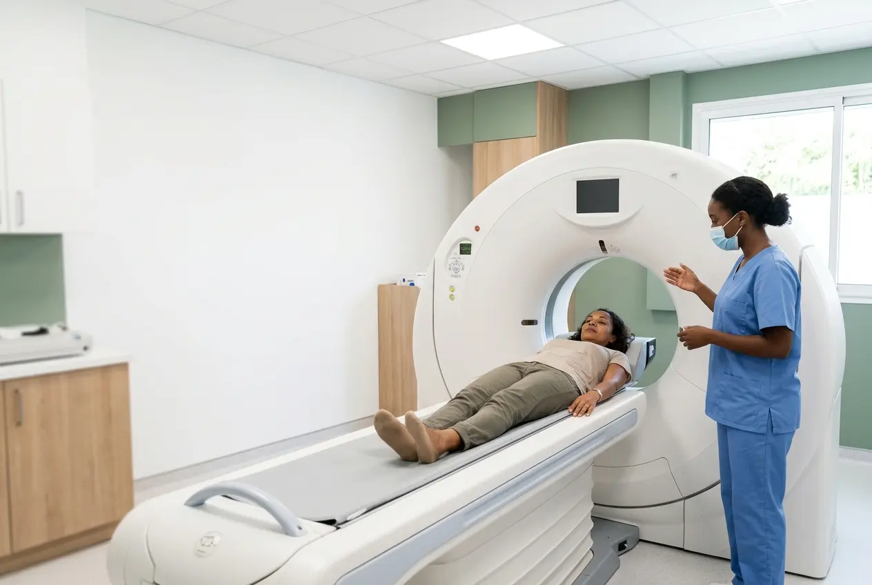 Examen scanner au centre d’imagerie CTRADIOLOGIE à Fort-de-France